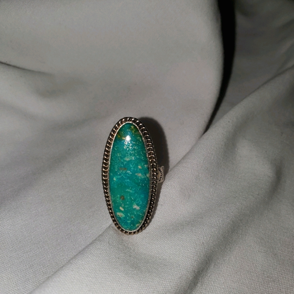 Natural Turquoise Stone Ring